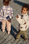 Konges Sløjd Jody Teddy Jacket/Jas met fleece - Swan - Maat 5-6 jaar