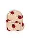 Konges Sløjd Jody Teddy Rugzak/Boekentas - 34x10x26cm - Ladybug Sand