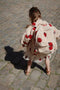 Konges Sløjd Jody Teddy Rugzak/Boekentas - 34x10x26cm - Ladybug Sand