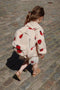 Konges Sløjd Jody Teddy Rugzak/Boekentas - 34x10x26cm - Ladybug Sand
