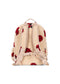Konges Sløjd Jody Teddy Rugzak/Boekentas - 34x10x26cm - Ladybug Sand