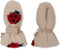 Konges Sløjd Jody Teddy wanten - Ladybug sand - Want - Kinderwanten - Maat 2-4 jaar