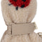 Konges Sløjd Jody Teddy wanten - Ladybug sand - Want - Kinderwanten - Maat 5-8 jaar