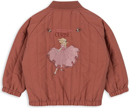 Konges Sløjd Juno Frill Thermojas/Bomber Jas - Canyon Rose - Maat 18 mnd