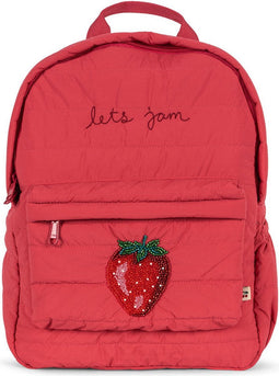 Konges Sløjd Juno Sparkle Rugzak/Boekentas - 35x10x37cm - Raspberry Wine