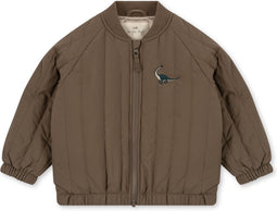 Konges Sløjd Juno Thermojas/Bomber Jas met sequins - Shitake - Maat 2 jaar