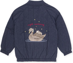 Konges Sløjd Juno Thermojas/Bomber Jas met sequins - Total Eclipse - Maat 5-6 jaar