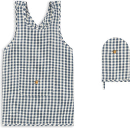 Konges Sløjd Keukenschort met handschoen voor kinderen/Apron set - One size - Lemon