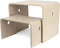 Konges slojd Kindertafel en bank - Beige grey - Berkenhout