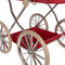 Konges Sløjd - Limited edition - Poppenwagen Corduroy - Rood - 90x41x71cm