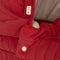 Konges Sløjd - Limited edition - Poppenwagen Corduroy - Rood - 90x41x71cm