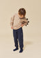 Konges Sløjd Lou Sweatshirt/Trui Animal Spike Dino - Oxford Tan - Maat 12 maanden