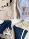 Konges Sløjd Lou Sweatshirt/Trui Animal Spike Dino - Oxford Tan - Maat 18 maanden
