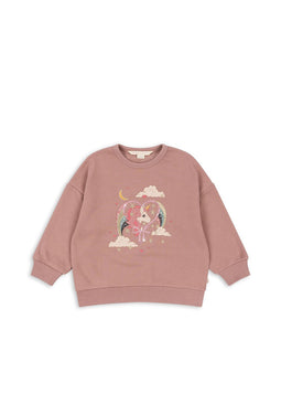 Konges Sløjd Lou Sweatshirt/Trui - Mahogany Rose 5-6Y