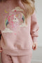 Konges Sløjd Lou Sweatshirt/Trui - Mahogany Rose 5-6Y