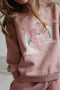 Konges Sløjd Lou Sweatshirt/Trui - Mahogany Rose - Maat 18 maanden
