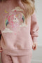 Konges Sløjd Lou Sweatshirt/Trui - Mahogany Rose - Maat 3 jaar