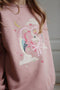 Konges Sløjd Lou Sweatshirt/Trui - Mahogany Rose - Maat 3 jaar