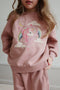 Konges Sløjd Lou Sweatshirt/Trui - Mahogany Rose - Maat 7-8 jaar