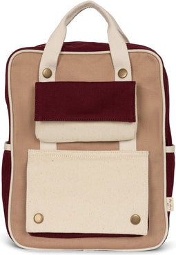 Konges Slojd Malie rugzak kind - Syrah color block