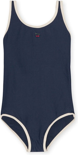 Konges Slöjd Manon badpak kind - Dress blue - Maat 5-6 jaar