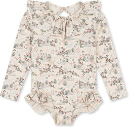 Konges Sløjd Manuca badpak kind met lange mouwen - Mizumi - 18 maand