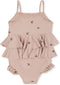 Konges Slöjd Manuca Frill badpak kind - Cherry blush - Maat 3 jaar