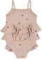 Konges Slöjd Manuca Frill badpak kind - Cherry blush - Maat 6 maand