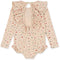 Konges Sløjd Manuca Frill badpak kind - Multiple hearts