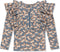 Konges slojd Manuca frill zwem shirt kind - Unicorn blue - Maat 9 maand