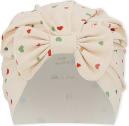 Konges Slöjd - Manuca Swim Turban - Multi hearts - Zwem Turban - Muts - Maat 12-18 maand