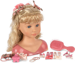 Konges Sløjd Mimi poppenbuste met haaraccessoires - Geschikt vanaf 3 jaar