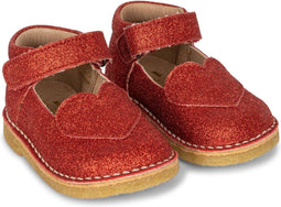 Konges slöjd Mini coeur meisjes schoen - Christmas red