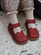Konges slöjd Mini coeur meisjes schoen - Christmas red