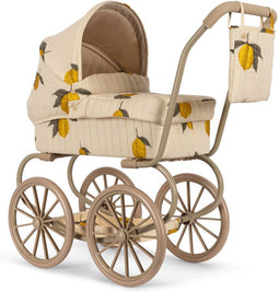 Konges Sløjd Minnie Poppenwagen/Doll Pram - Opvouwbaar - Mon Grand Citron Glitter