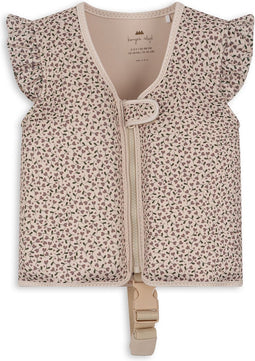 Konges Sløjd Neopreen Frill Float Vest/Zwemvest/Drijfvest - Milk Tank - Maat 2-3 jaar