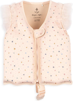 Konges Sløjd Neopreen Frill Float Vest/Zwemvest/Drijfvest - Star Multi - Maat 3-6 jaar