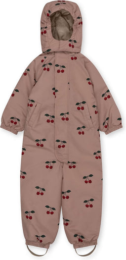 Konges Sløjd Nohr Snowsuit print - Sneeuwpak - Skipak - Ma grand cerise - Maat 12 mnd