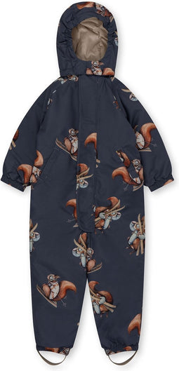 Konges Sløjd Nohr Snowsuit print - Sneeuwpak - Skipak - Val d'isere blue - Maat 18 mnd