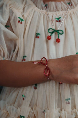 Konges Sløjd Parel Ketting & Armbandjes Set | Cherry