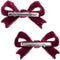Konges Sløjd Pearly Bow Haarclips - Set van 2 stuks - Sangria