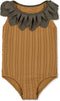 Konges slojd Pineapple badpak kind - Bone brown - Maat 86