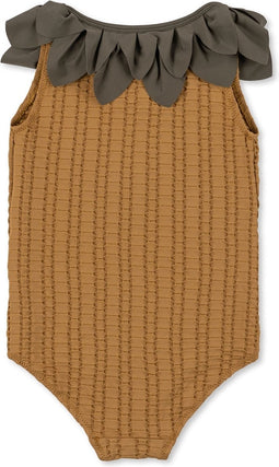 Konges slojd Pineapple badpak kind - Bone brown - Maat 98