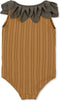 Konges slojd Pineapple badpak kind - Bone brown - Maat 98