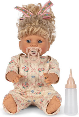 Konges Sløjd Pop - Pam The Doll - Met speen, drinkt van het flesje