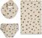 Konges Sløjd Poppen Speelgoed - Slabbetje/Luier/Doek - Katoen - Nursery Set - Peonia