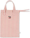 Konges Sløjd Poppen Speelgoed - Slabbetje/Luier/Doek - Katoen - Nursery Set - Powder Pink Check