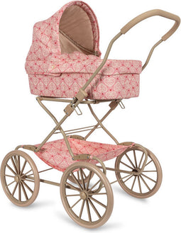 Konges Sløjd Poppenwagen/Doll Pram Vintage - Opvouwbaar - Lacy Pink