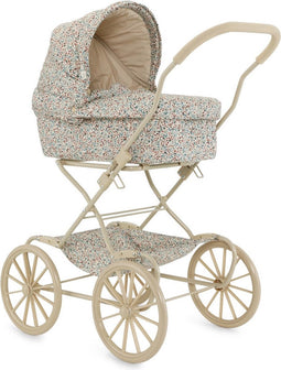 Konges Sløjd Poppenwagen/Doll Pram Vintage - Opvouwbaar - Louloudi