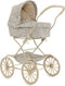 Konges Sløjd Poppenwagen/Doll Pram Vintage - Opvouwbaar - Louloudi